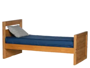 SOLID-END BED