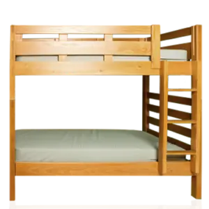 LADDER-END BUNK WITH SIDE LADDER & RAIL