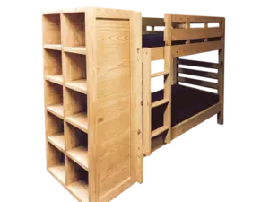 CUBBIE-END BUNK BED