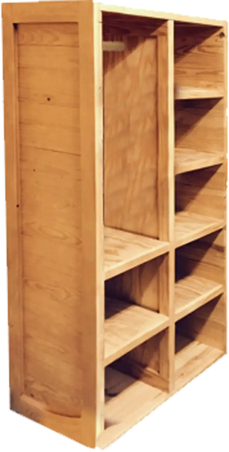 CUBBIE WITH HANGING BAR