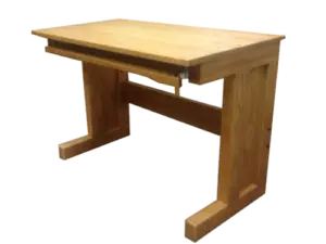 TABLE DESK WITH OPTIONAL PENCIL DRAWER