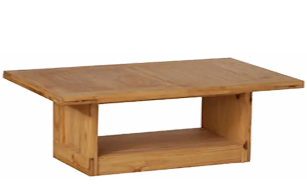 SLED-BASE COFFEE TABLE