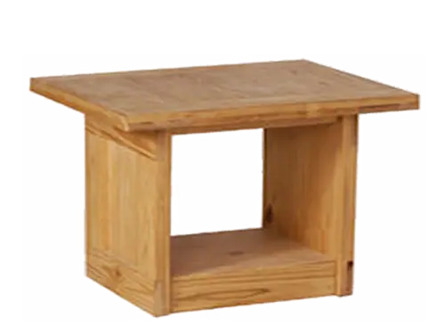 SLED-BASE END TABLE
