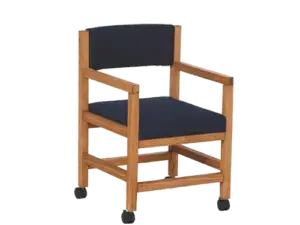 ARM CHAIR with CASTERS