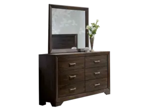 DOUBLE DRESSER w/ MIRROR