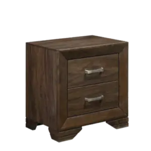 TWO DRAWER NIGHTSTAND