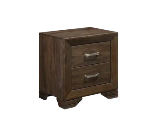 TWO DRAWER NIGHTSTAND