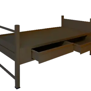 THE HERCULES – SOLID STEEL DECK BED