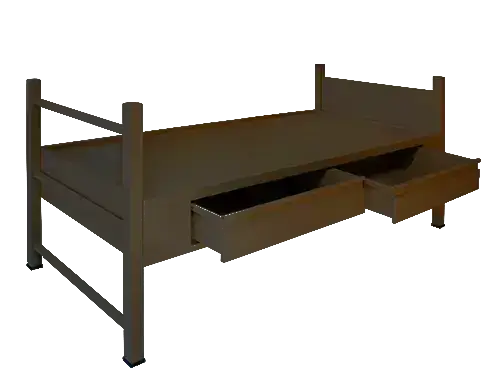 THE HERCULES – SOLID STEEL DECK BED