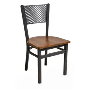 CHECKER-BACK DINING CHAIR