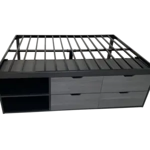 Raised Campus Steel University Bed with Storage