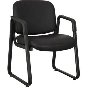 Jess Steel Upholstered Guest Chair