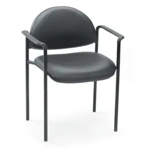 Jess Steel Diamond Stacking Chair with Arm