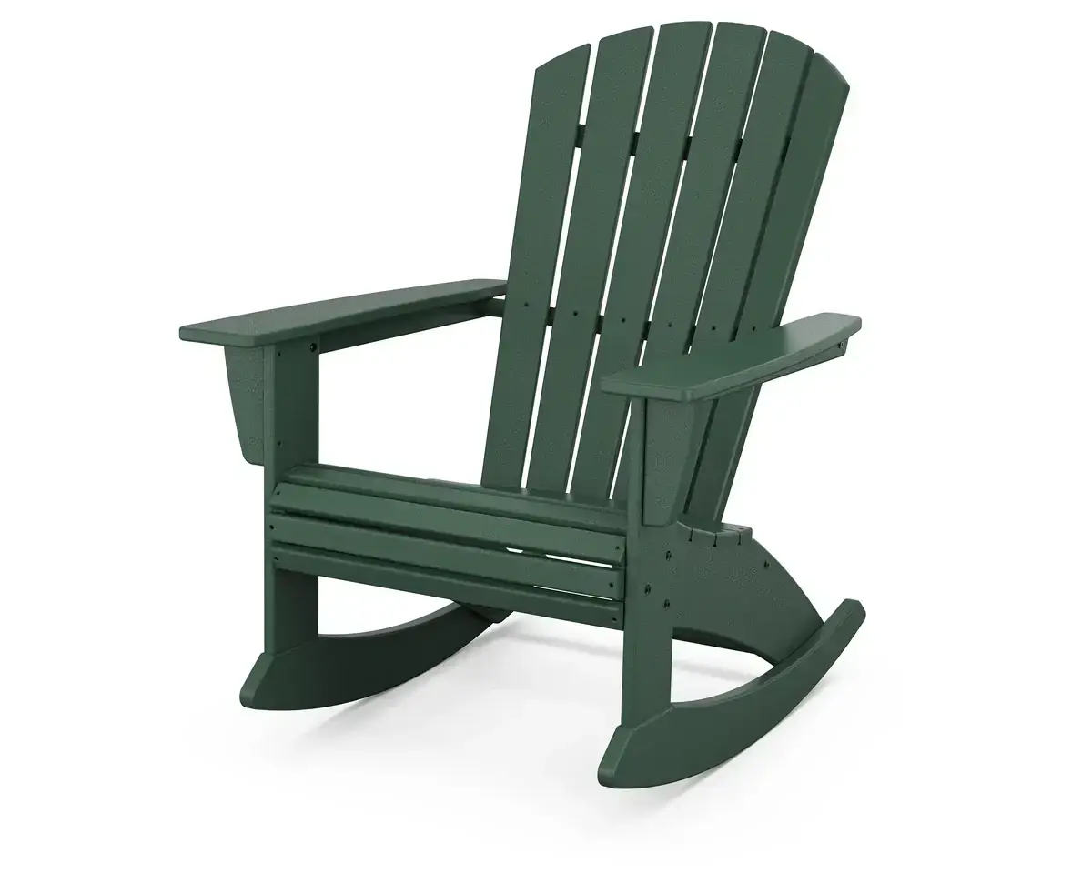 Jess Outdoor Curveback Adirondack Rocking Chair Gallery Image