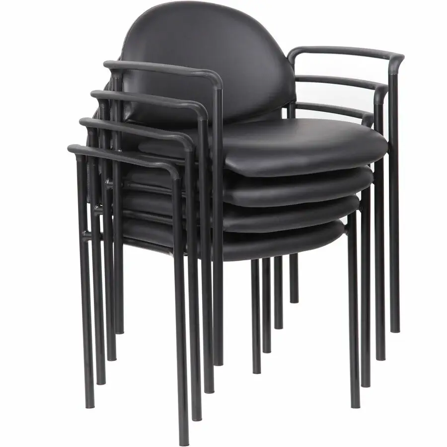 Jess Steel Reception Guest Chair with Arms Gallery Image
